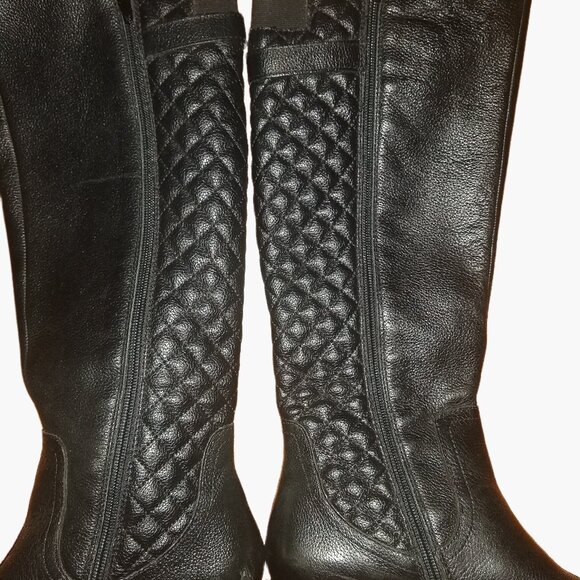 NATURALIZER N5 COMFORT KNEE HIGH BLACK BOOTS SIZE 6.5 US - Picture 2 of 14